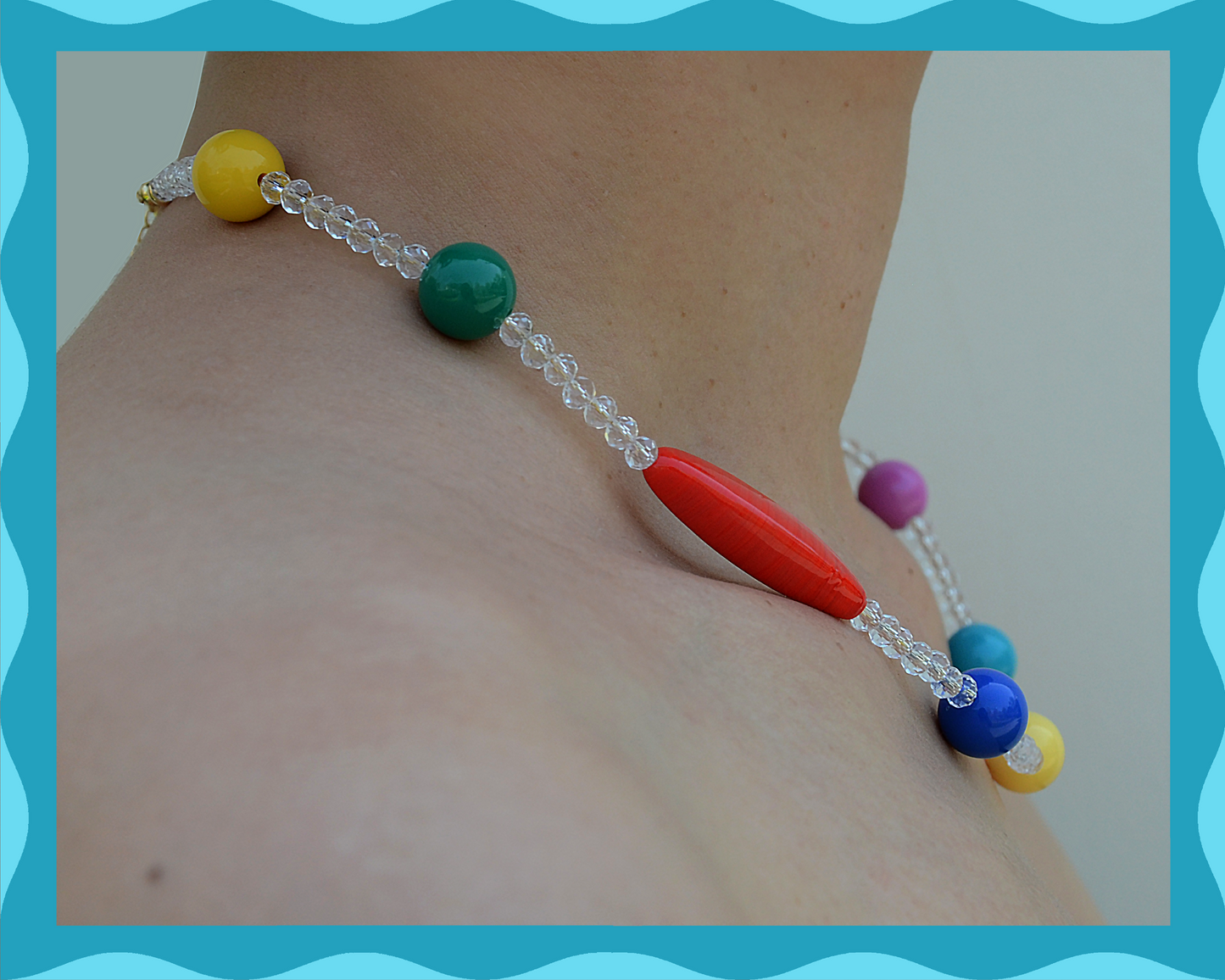 ✨ Color Joy (Crystal): Matching Human & Pet Jewelry Sets ✨ Handcrafted Beaded Colorful Necklace • Bracelets • Earrings • Phone Chains | Featuring Crystal Beads | Pet-Friendly • Stylish • Unique