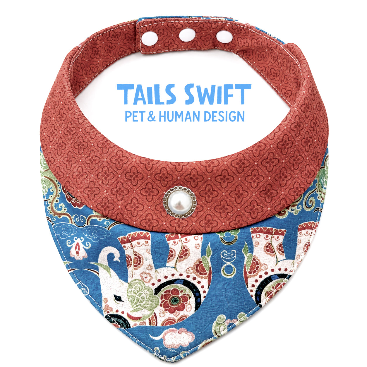 Conjuntos de joyas a juego para mascotas y dueños: collares de cuentas de colores hechos a mano - Color Splash (piruleta)