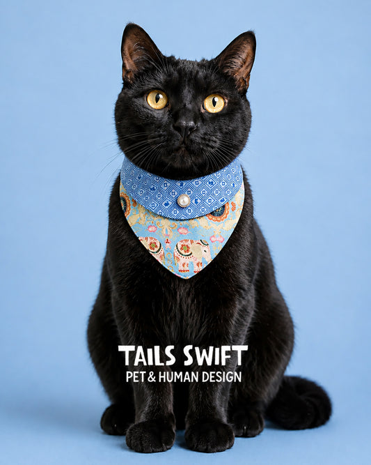 Light Blue Pet Bandana