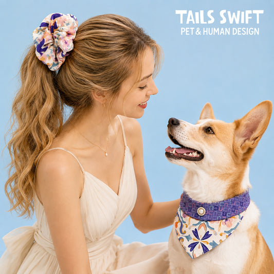 Lavender Hair Scrunchie