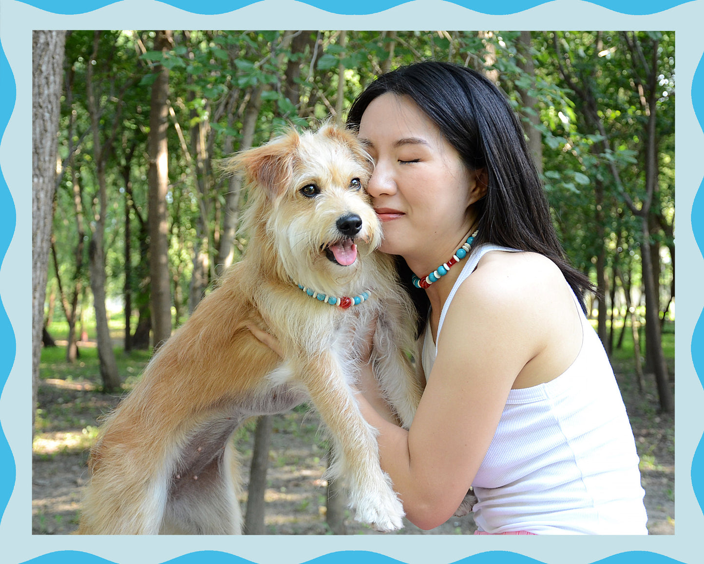 ✨Matching Pet & Owner Jewelry Sets – Handmade Colorful Beaded Necklaces - Color Splash (Lollipop)
