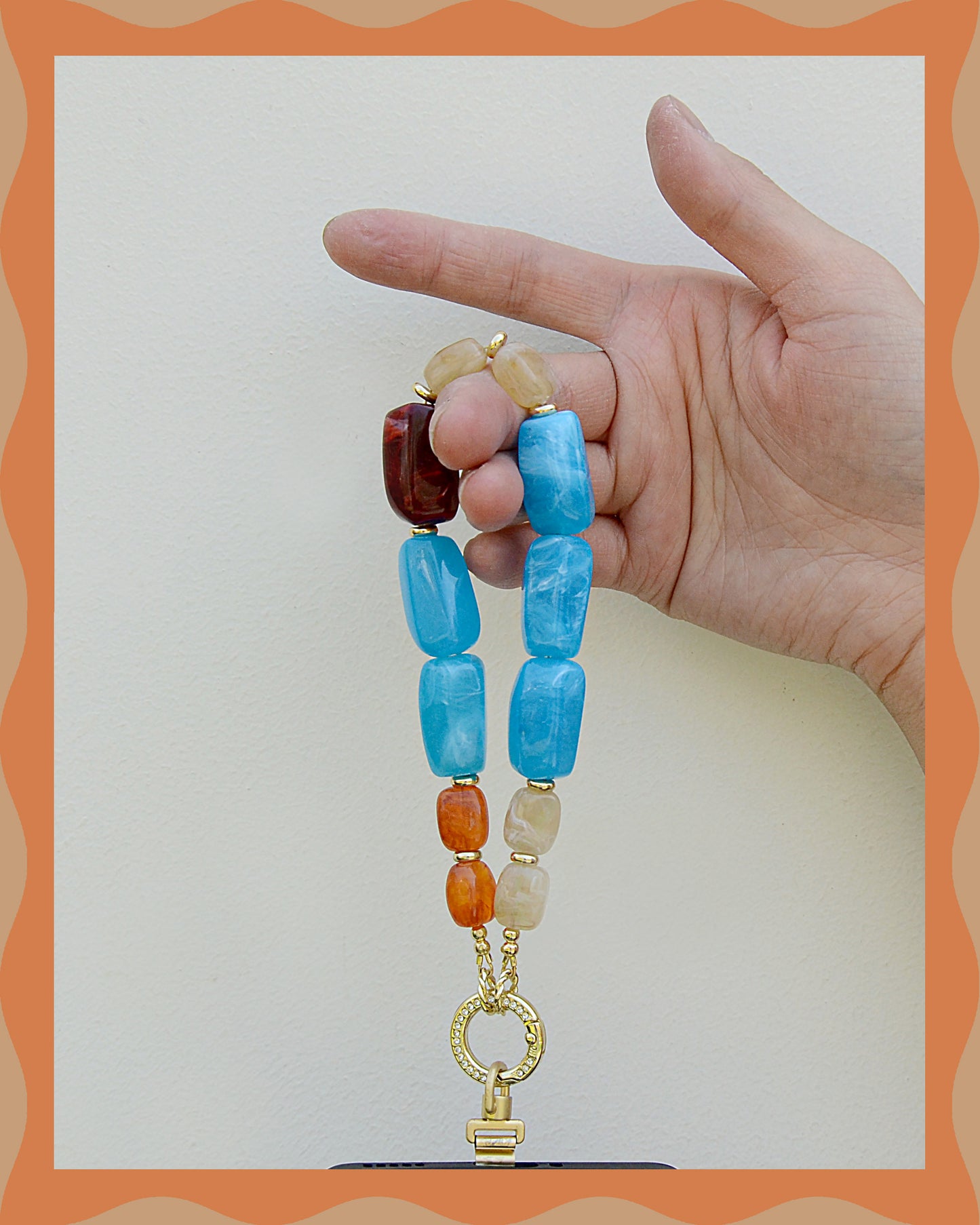✨Matching Pet & Owner Jewelry Sets –  Handcrafted Bold Beaded Necklaces - Candy Crush(Blue Aegean)