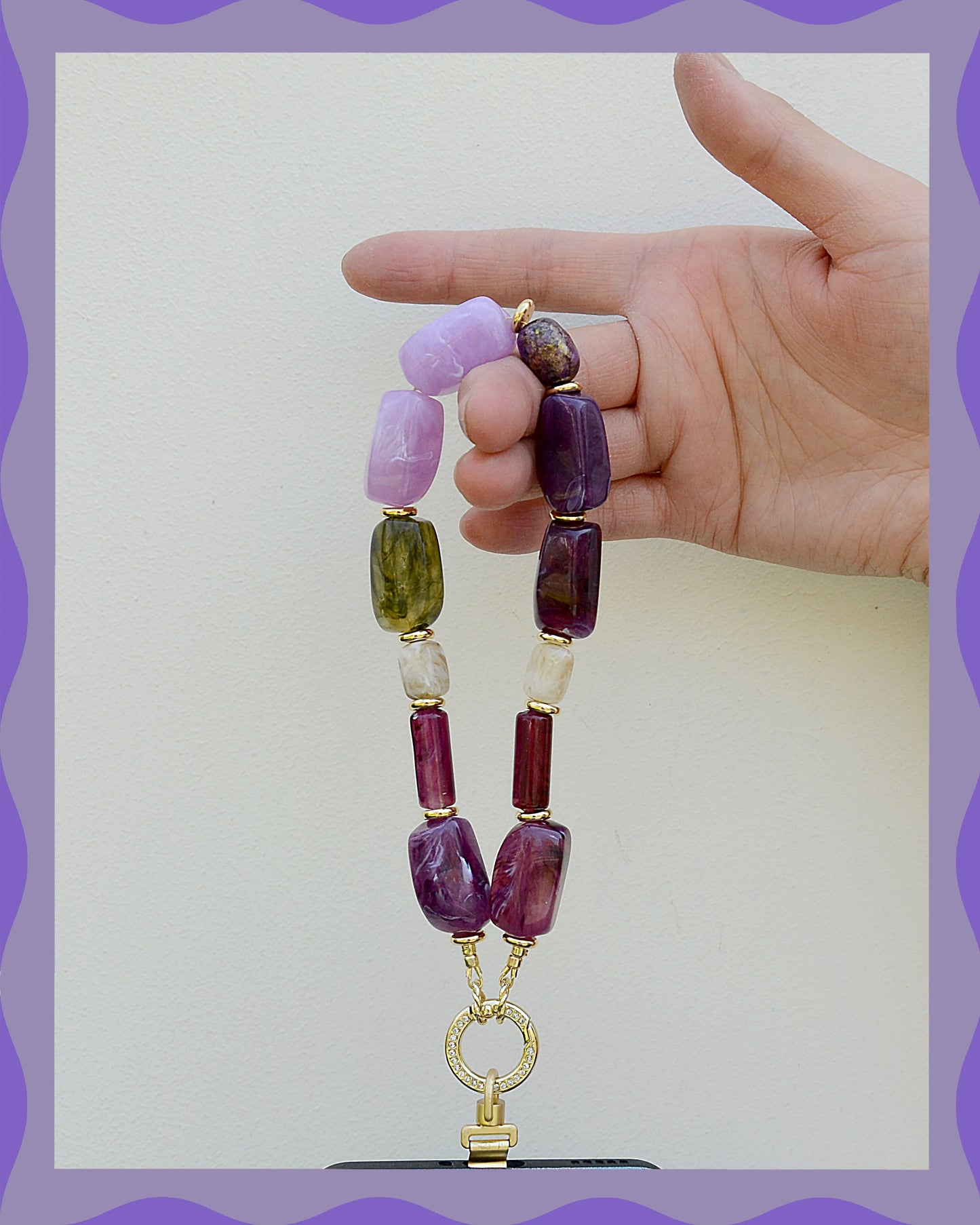 ✨Matching Pet & Owner Jewelry Sets –  Handcrafted Bold Beaded Necklaces - Candy Crush(Velvet Purple)
