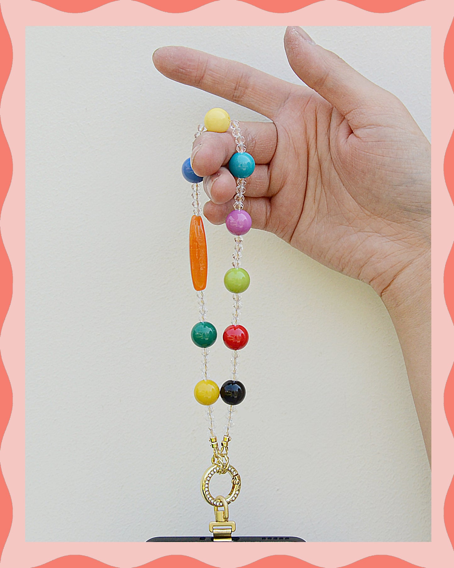 ✨Matching Pet & Owner Jewelry Sets – Handmade Colorful Beaded Necklaces - Color Splash (Crystal)