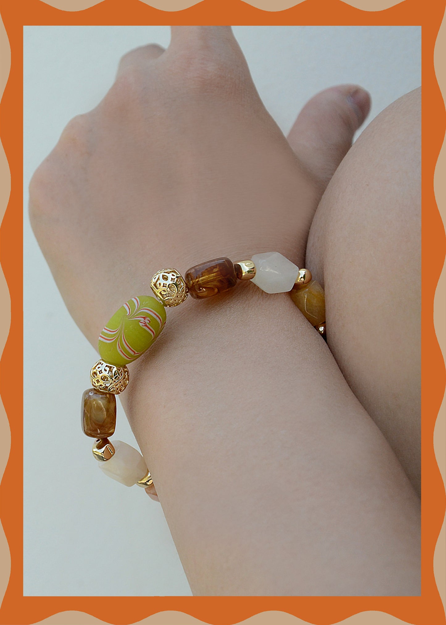 ✨Matching Pet & Owner Jewelry Sets – Handmade with Southeast Asian Beads & Organic Coconut Discs – Cute by Nature (Sepia Drop)