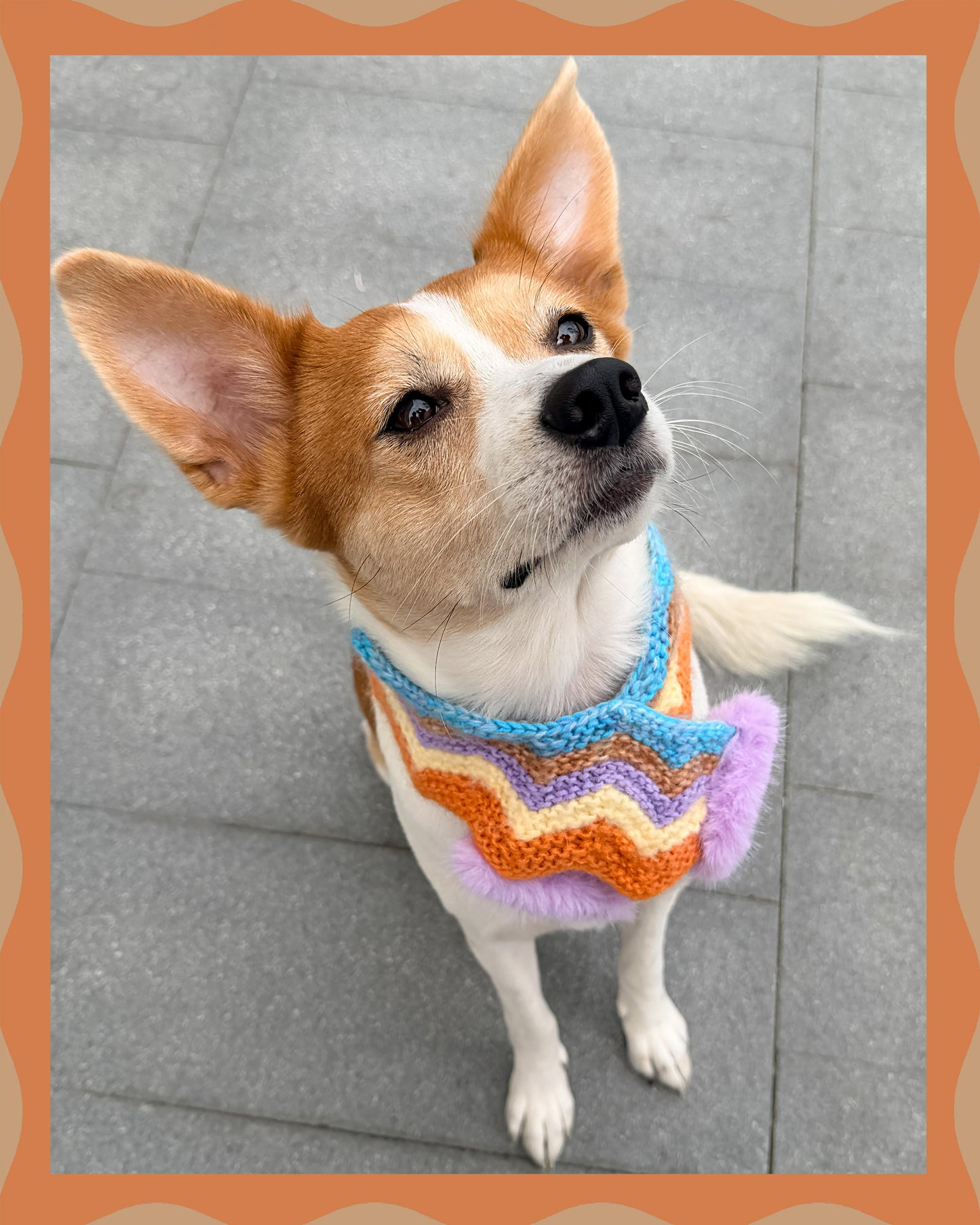 Conjuntos de joyas a juego para mascotas y dueños: collares de cuentas de colores hechos a mano - Color Splash (piruleta)