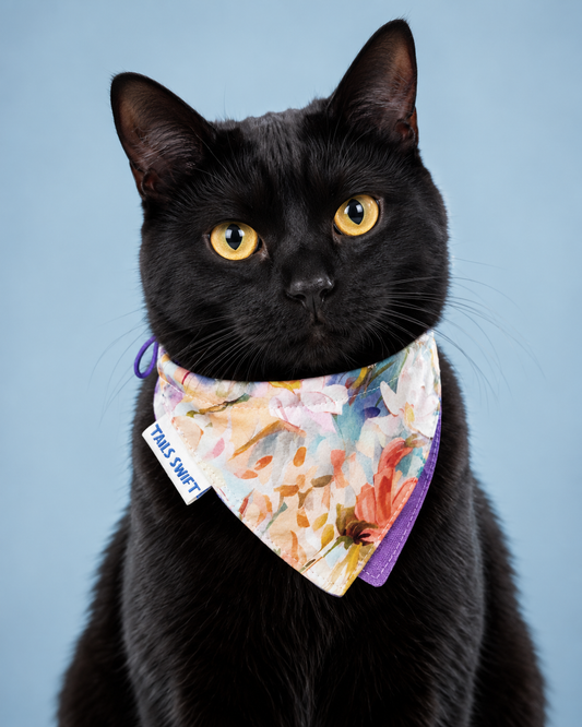 Matching Pet Bandana & Owner Scrunchie Set - Bloom