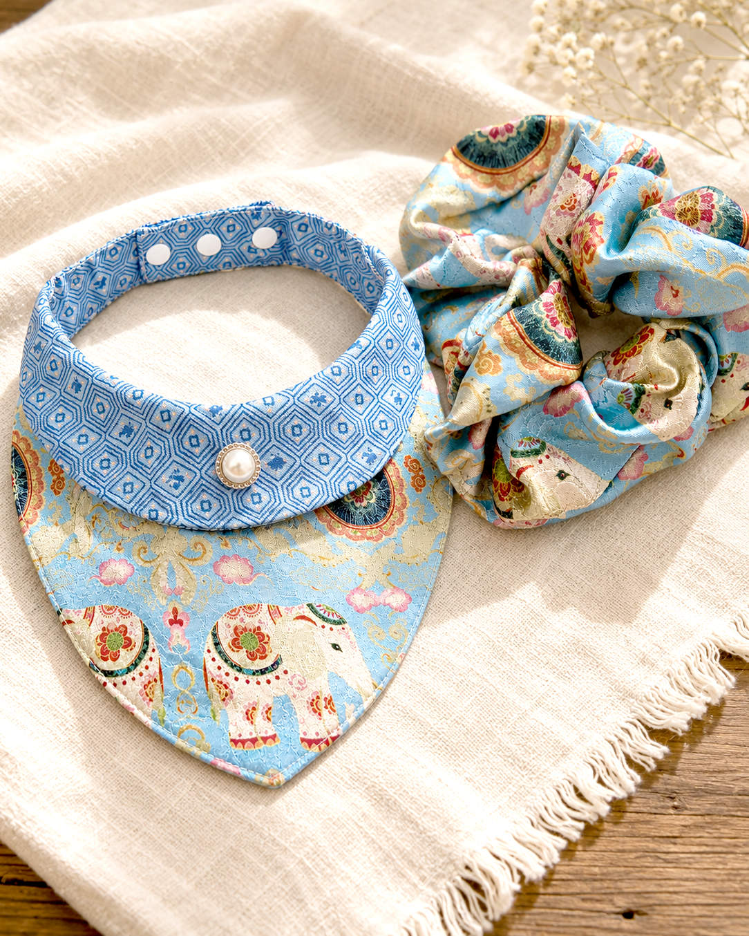 Light Blue Pet & Owner Matching Set