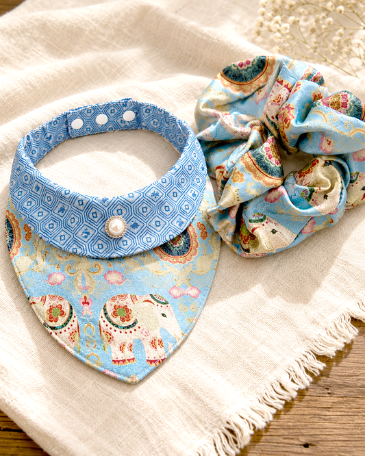Conjuntos de joyas a juego para mascotas y dueños: collares de cuentas de colores hechos a mano - Color Splash (piruleta)