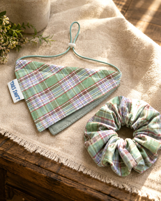 Meadow Green Plaid Pet & Owner Matching Set
