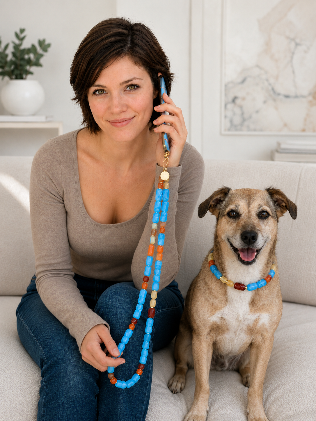 Crossbody Phone Chain Set