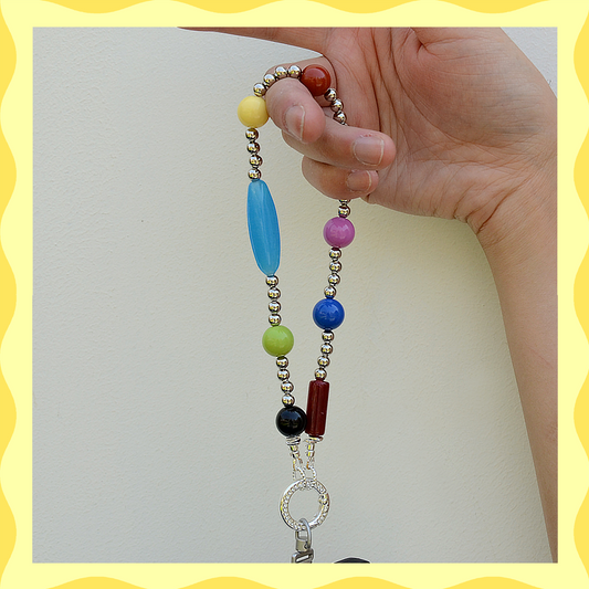 ✨ Color Joy (Silver): Matching Human & Pet Jewelry Sets ✨Handcrafted Multi-color Beaded Necklaces • Bracelets • Earrings • Phone Chains | Featuring Vibrant Titanium Steel Beats | Pet-Friendly • Stylish • Unique