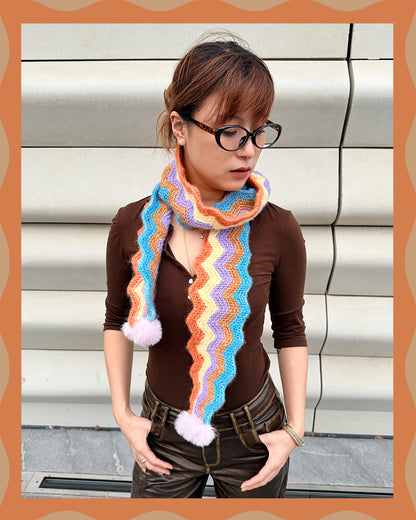 Conjuntos de joyas a juego para mascotas y dueños: collares de cuentas de colores hechos a mano - Color Splash (piruleta)