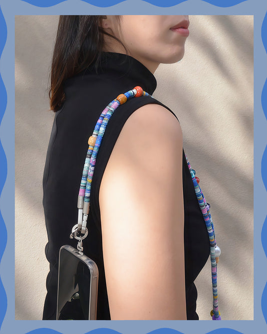 ✨Human Jewelry – Handcrafted Vibrant Cord Series – Cord Craze (Blue)