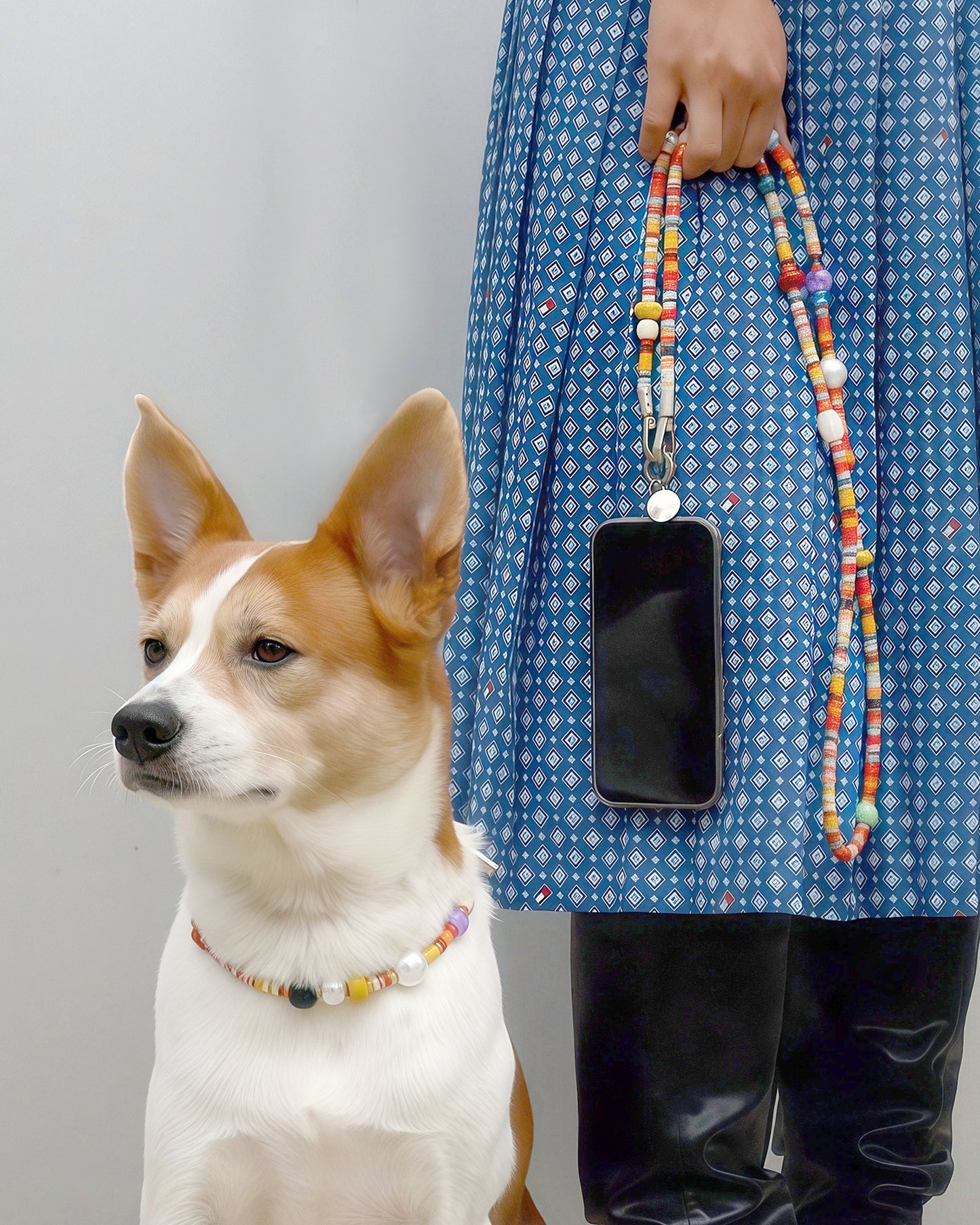 ✨Pet Jewelry – Handcrafted Vibrant Cord Necklaces – Cord Craze (Orange)