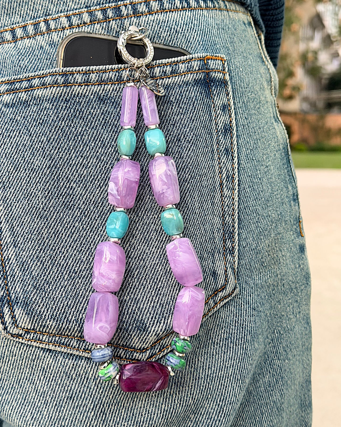 ✨Matching Pet & Owner Jewelry Sets –  Handcrafted Bold Beaded Necklaces - Candy Crush（Violet Haze）