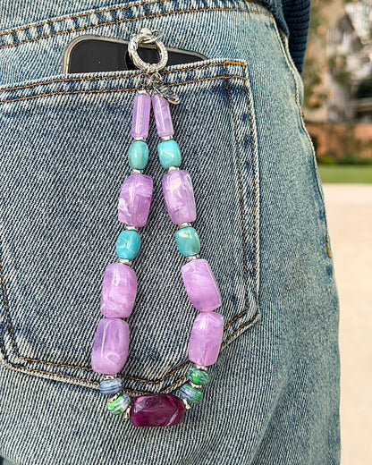 ✨Matching Pet & Owner Jewelry Sets –  Handcrafted Bold Beaded Necklaces - Candy Crush（Violet Haze）