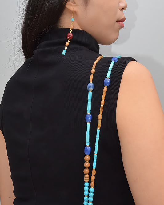 ✨ Human Jewelry – Handmade with Turquoise Colored Beads Series – Cute by Nature (Lake Blue)