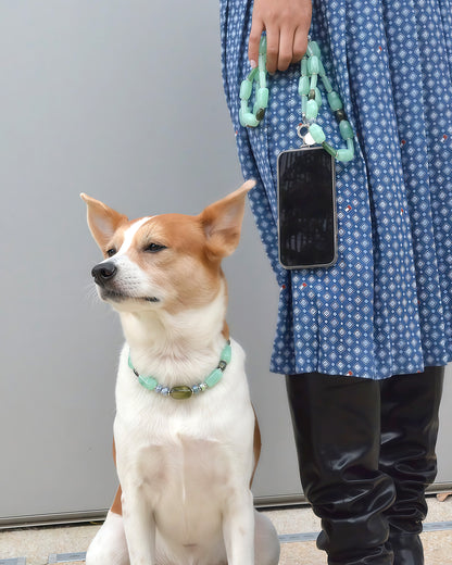 ✨Human Jewelry –  Handcrafted Bold Beaded Series - Candy Crush（Mint Green）