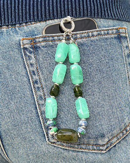 ✨Human Jewelry –  Handcrafted Bold Beaded Series - Candy Crush（Mint Green）