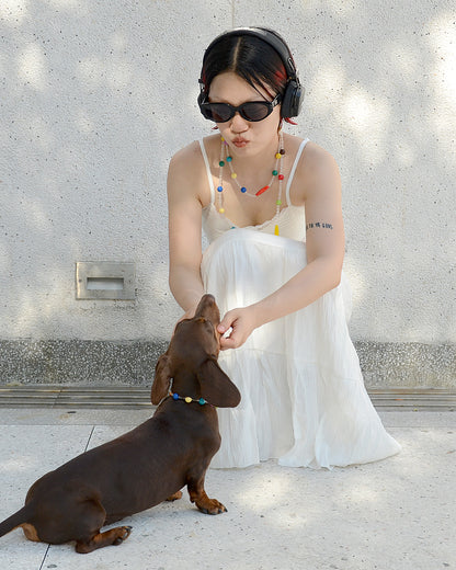 ✨ Human Jewelry – Handmade Colorful Beaded Series - Color Splash (Crystal)