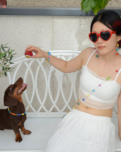 ✨ Human Jewelry – Handmade Colorful Beaded Series - Color Splash (Crystal)