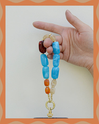 ✨Matching Pet & Owner Jewelry Sets –  Handcrafted Bold Beaded Necklaces - Candy Crush（Blue Aegean）