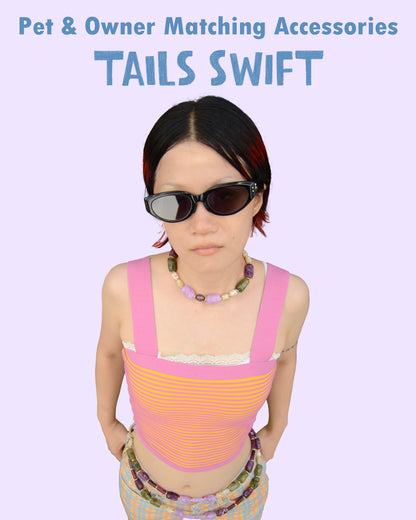 ✨Human Jewelry –  Handcrafted Bold Beaded Series - Candy Crush（Velvet Purple）