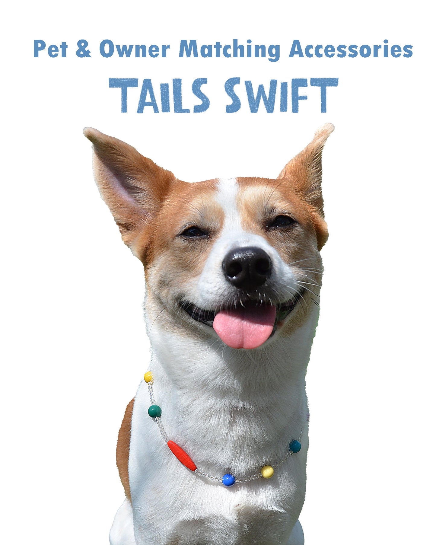 ✨Pet Jewelry – Handmade Colorful Beaded Necklaces - Color Splash (Crystal)