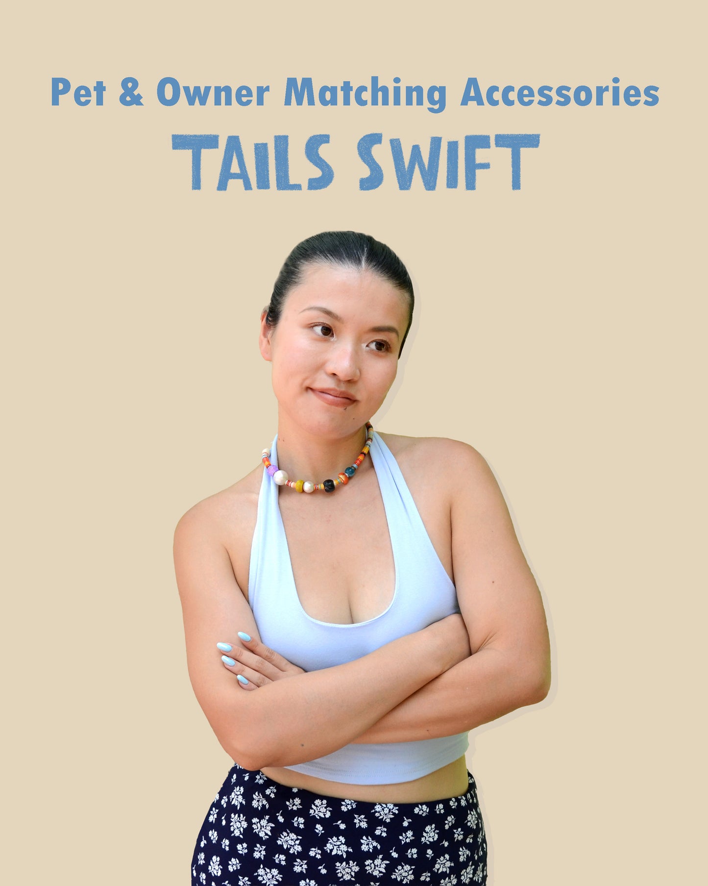 ✨Matching Pet & Owner Jewelry Sets – Handcrafted Vibrant Cord Necklaces – Cord Craze (Orange)