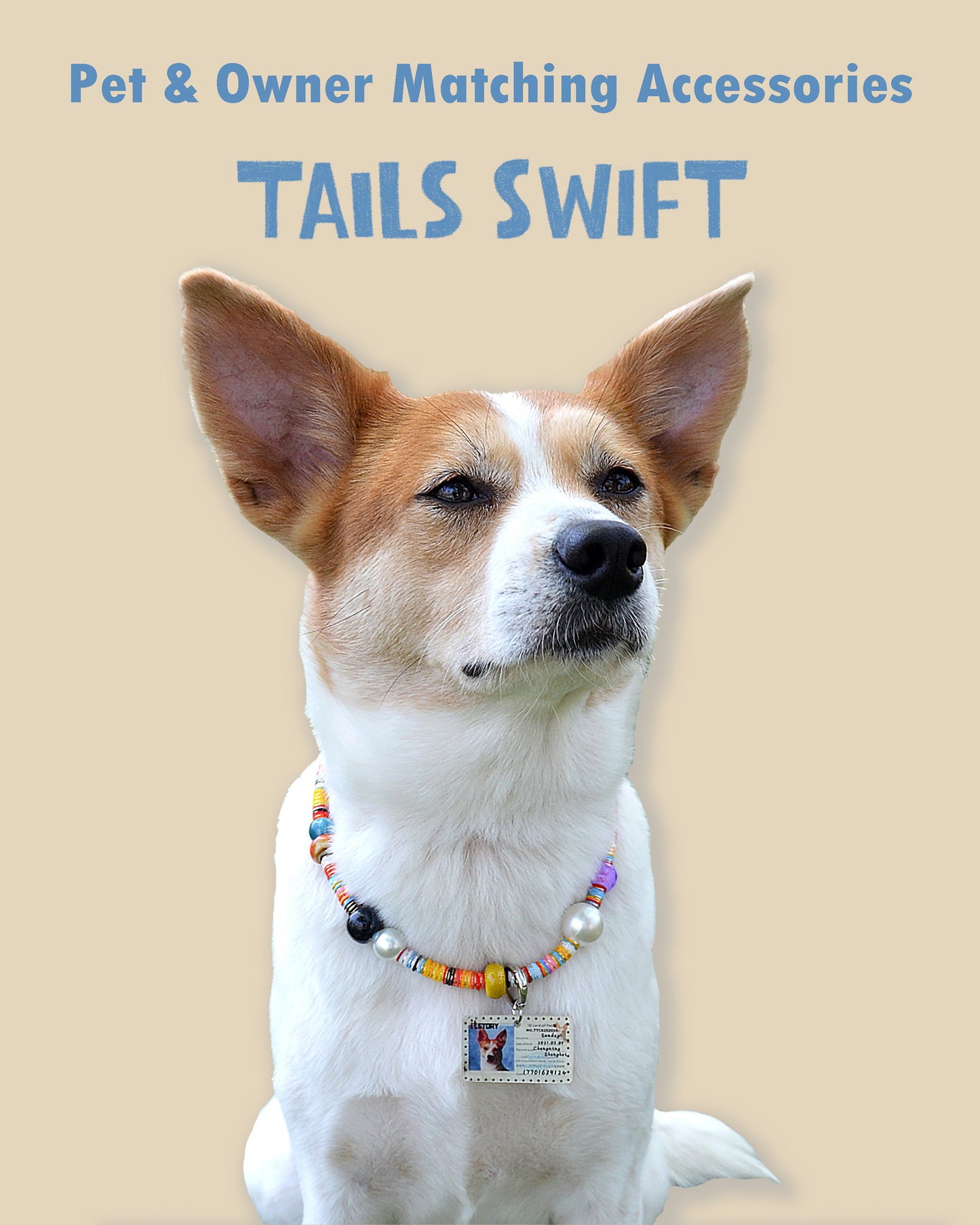 ✨Pet Jewelry – Handcrafted Vibrant Cord Necklaces – Cord Craze (Orange)