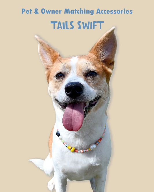 ✨Matching Pet & Owner Jewelry Sets – Handcrafted Vibrant Cord Necklaces – Cord Craze (Orange)